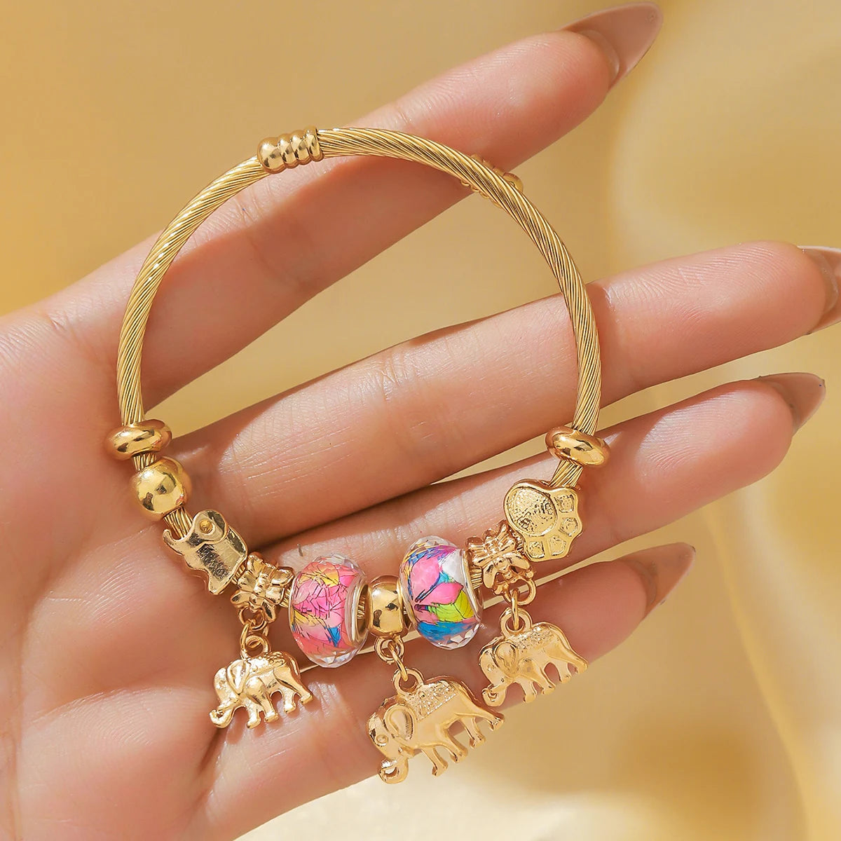 Elegant Women's Beaded Charm Bracelet | Multi-Element Fashion Jewelry for Parties, Festivals, Dates & Special Gift - The Iconic Marketplace