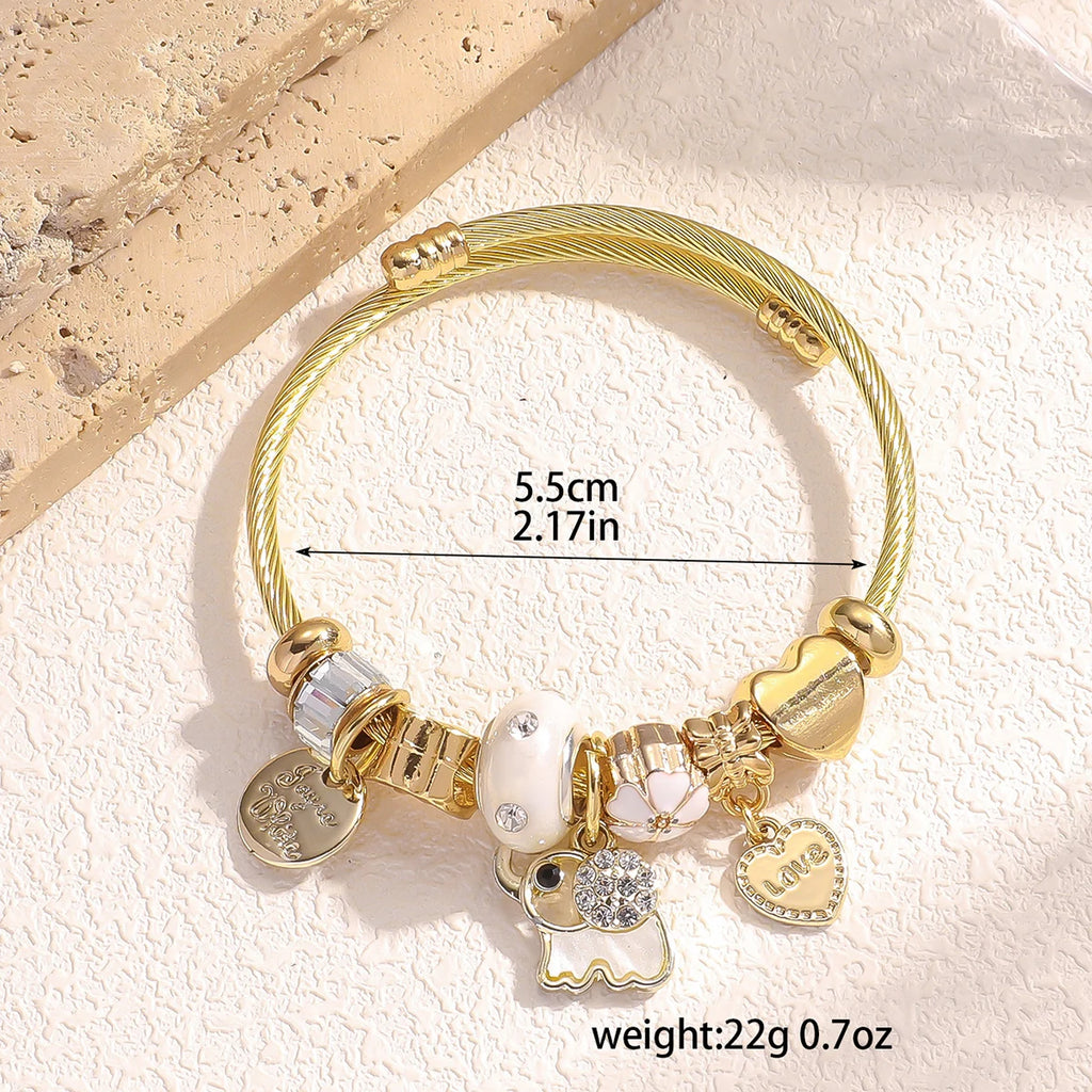 Elegant Women's Beaded Charm Bracelet | Multi-Element Fashion Jewelry for Parties, Festivals, Dates & Special Gift