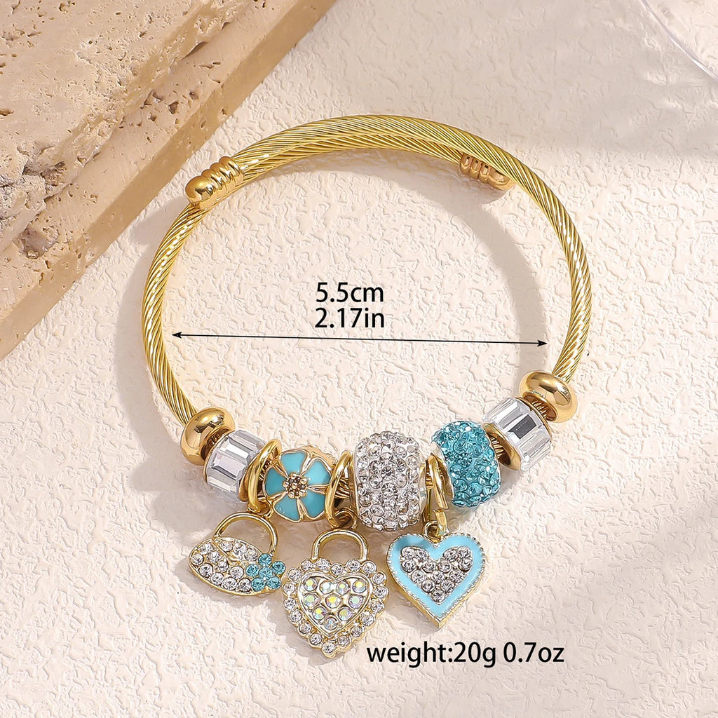 Elegant Women's Beaded Charm Bracelet | Multi-Element Fashion Jewelry for Parties, Festivals, Dates & Special Gift