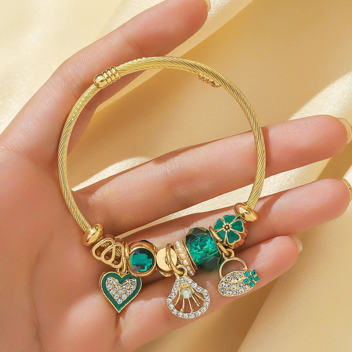 Elegant Women's Beaded Charm Bracelet | Multi-Element Fashion Jewelry for Parties, Festivals, Dates & Special Gift - The Iconic Marketplace