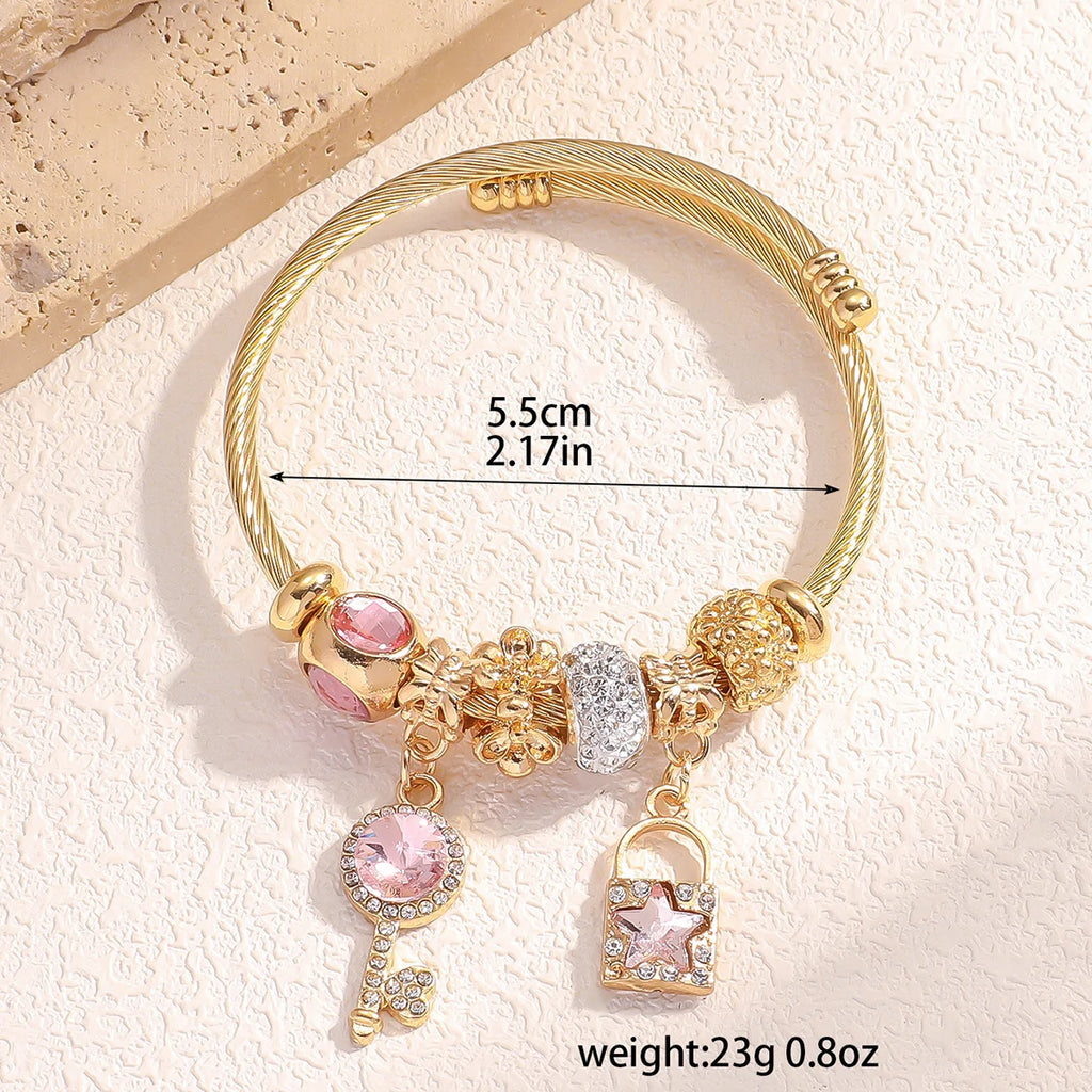 Elegant Women's Beaded Charm Bracelet | Multi-Element Fashion Jewelry for Parties, Festivals, Dates & Special Gift