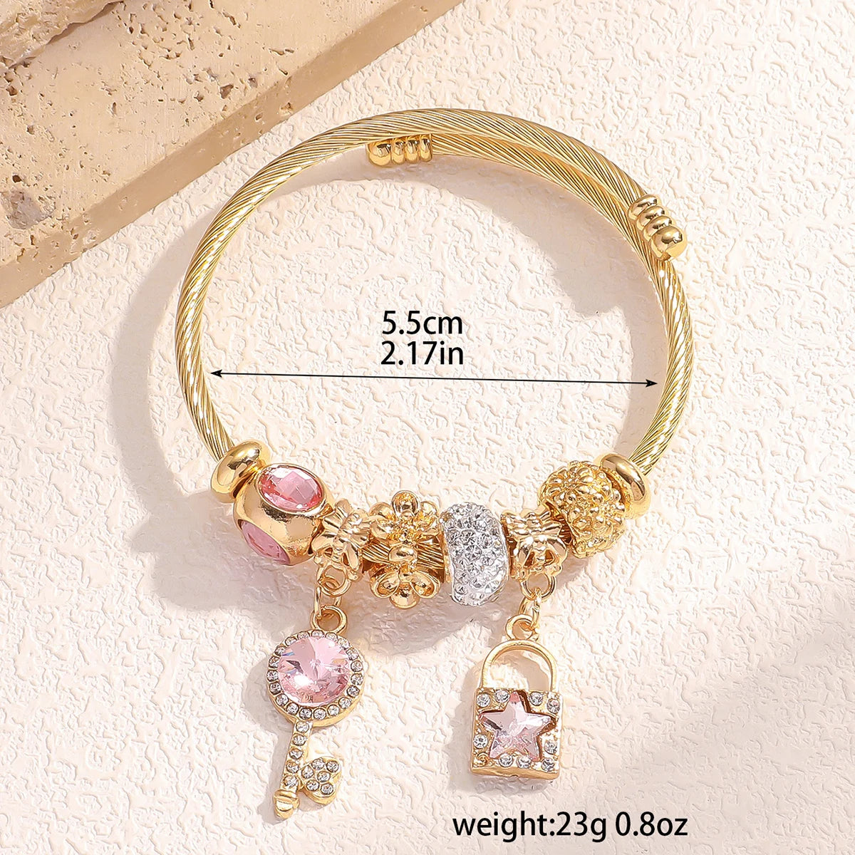 Elegant Women's Beaded Charm Bracelet | Multi-Element Fashion Jewelry for Parties, Festivals, Dates & Special Gift