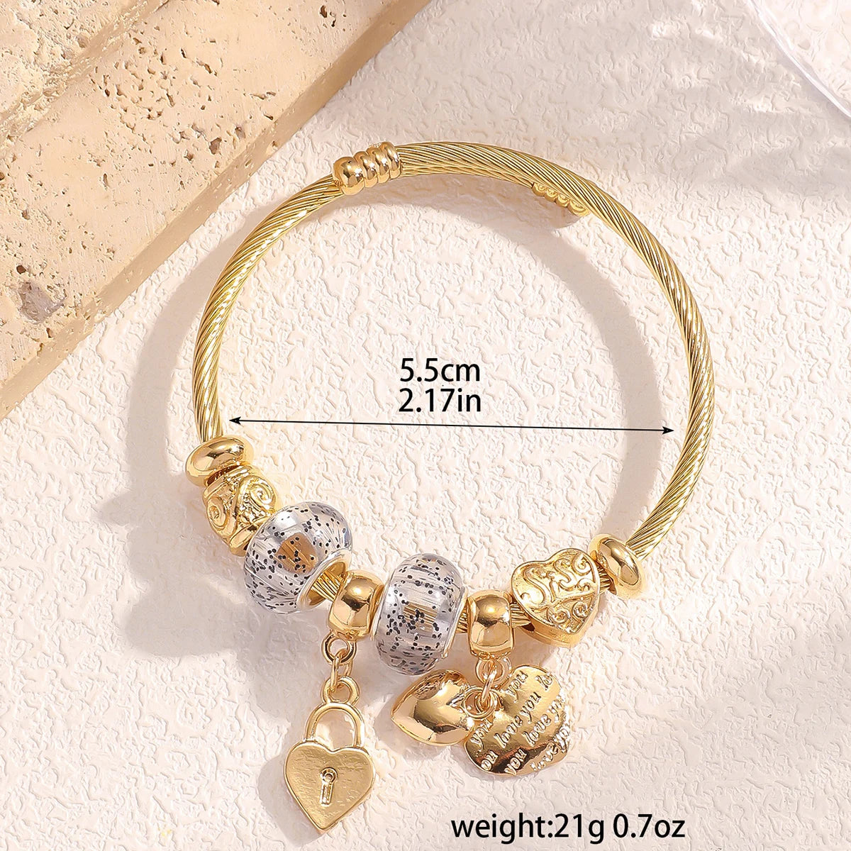 Elegant Women's Beaded Charm Bracelet | Multi-Element Fashion Jewelry for Parties, Festivals, Dates & Special Gift