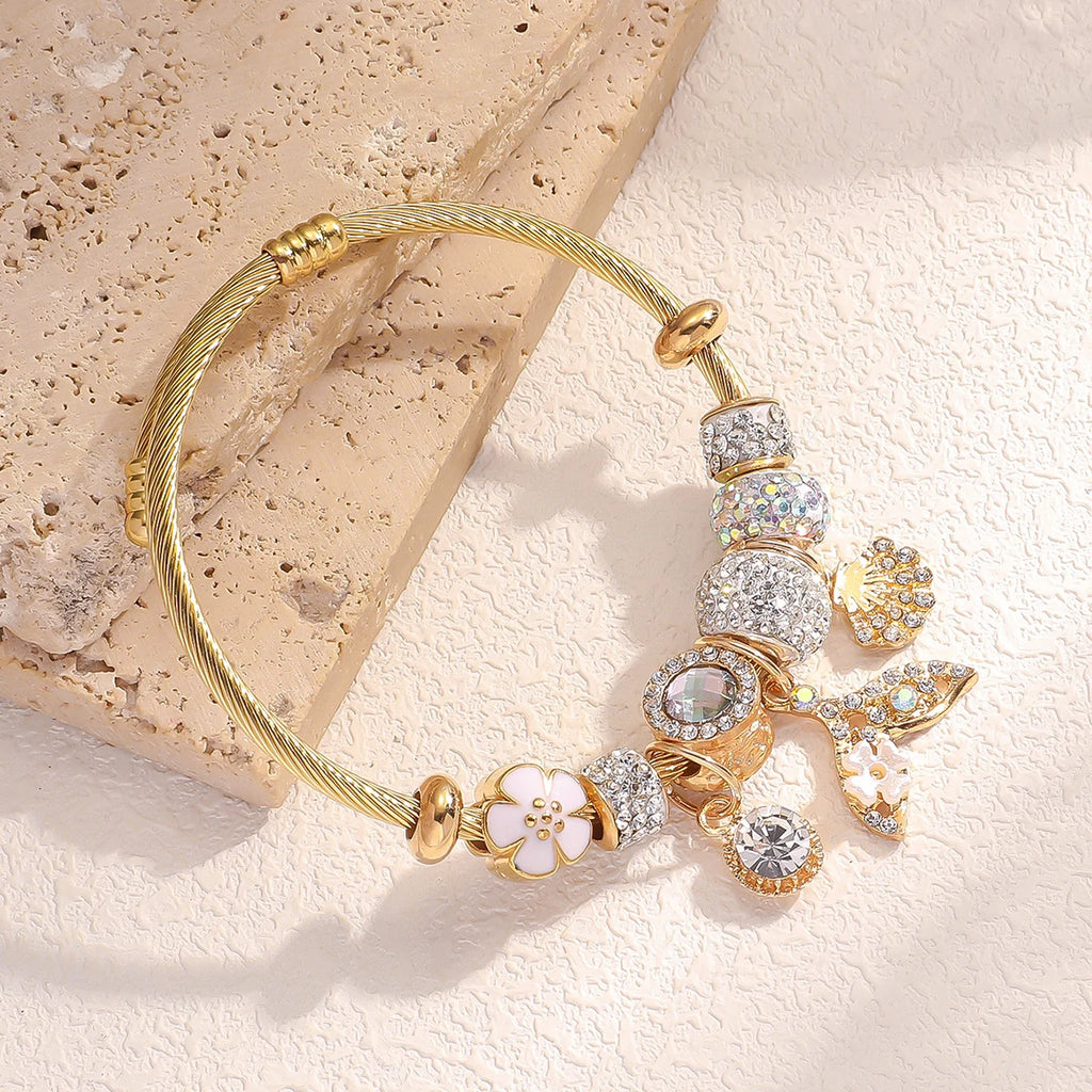 Elegant Women's Beaded Charm Bracelet | Multi-Element Fashion Jewelry for Parties, Festivals, Dates & Special Gift