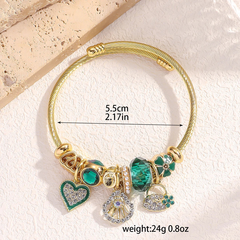 Elegant Women's Beaded Charm Bracelet | Multi-Element Fashion Jewelry for Parties, Festivals, Dates & Special Gift