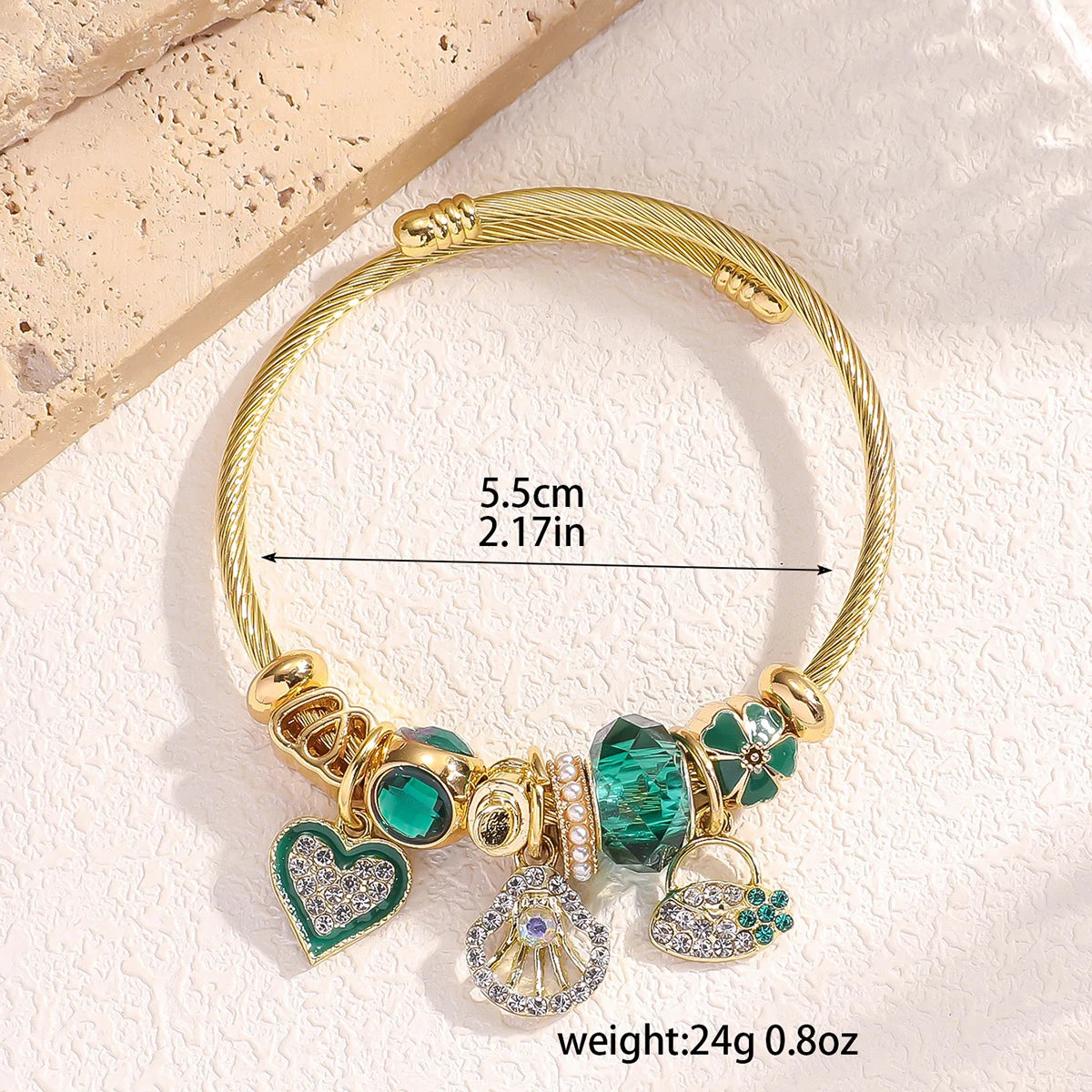 Elegant Women's Beaded Charm Bracelet | Multi-Element Fashion Jewelry for Parties, Festivals, Dates & Special Gift