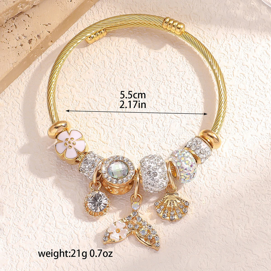 Elegant Women's Beaded Charm Bracelet | Multi-Element Fashion Jewelry for Parties, Festivals, Dates & Special Gift