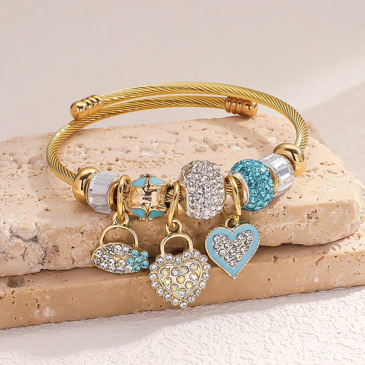Elegant Women's Beaded Charm Bracelet | Multi-Element Fashion Jewelry for Parties, Festivals, Dates & Special Gift