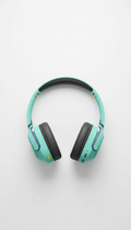 Wireless mint teal headphones